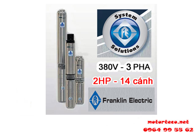 Bơm Hỏa Tiễn Franklin 4inch 100FA2S4-PEXB - 380V