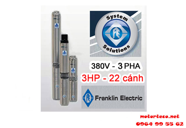 Bơm hỏa tiễn Franklin 4inch 100FA3S4-PEXB