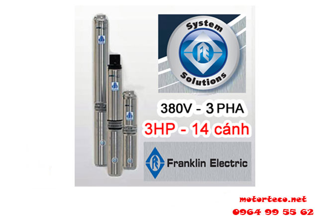 Bơm Hỏa Tiễn Franklin 4inch 150FA3S4-PEXB - 380V