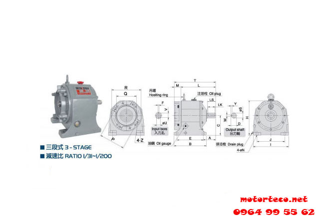 MoTor Giảm Tốc Liming HB