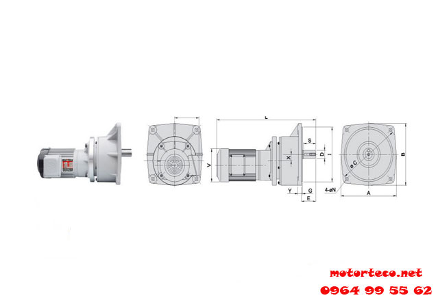 MoTor Giảm Tốc Liming LKSVLS