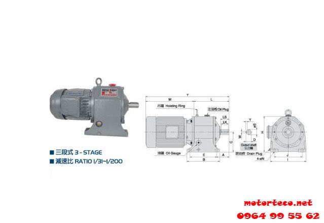 MoTor Giảm Tốc Liming H