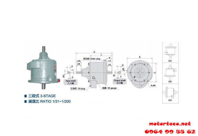 MoTor Giảm Tốc Liming VD